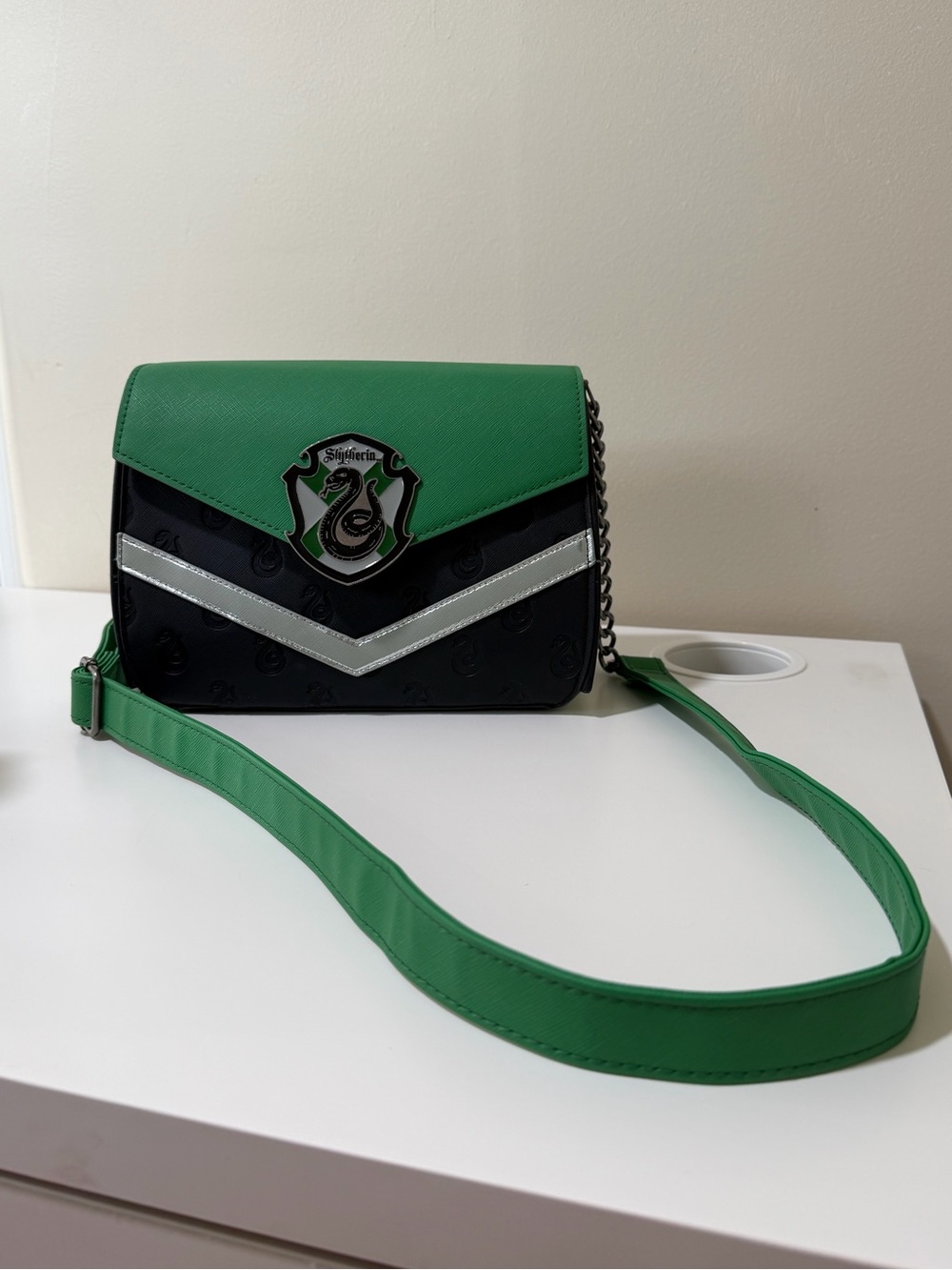 Loungefly Harry Potter Slytherin Crossbody Bag